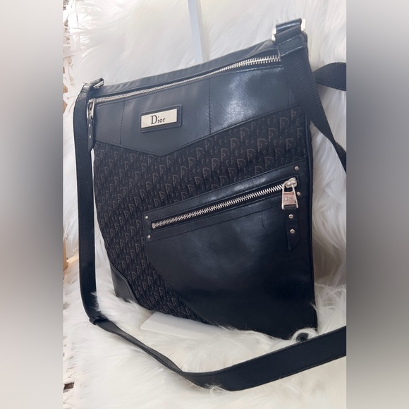 Christian Dior Trotter Canvas & Leather Crossbody - Picture 8 of 12